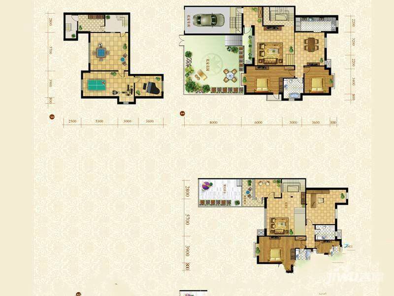 湖滨四季城3期普通住宅311.6㎡户型图