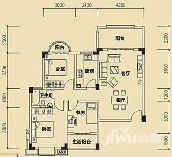 帅旗紫晶悦城户型图