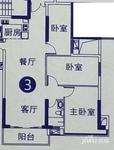 金沙咀国际广场3室2厅2卫105㎡户型图