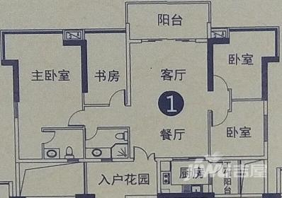 金沙咀国际广场4室2厅2卫145.7㎡户型图