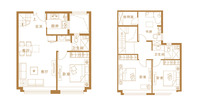 紫金台4室2厅2卫80㎡户型图